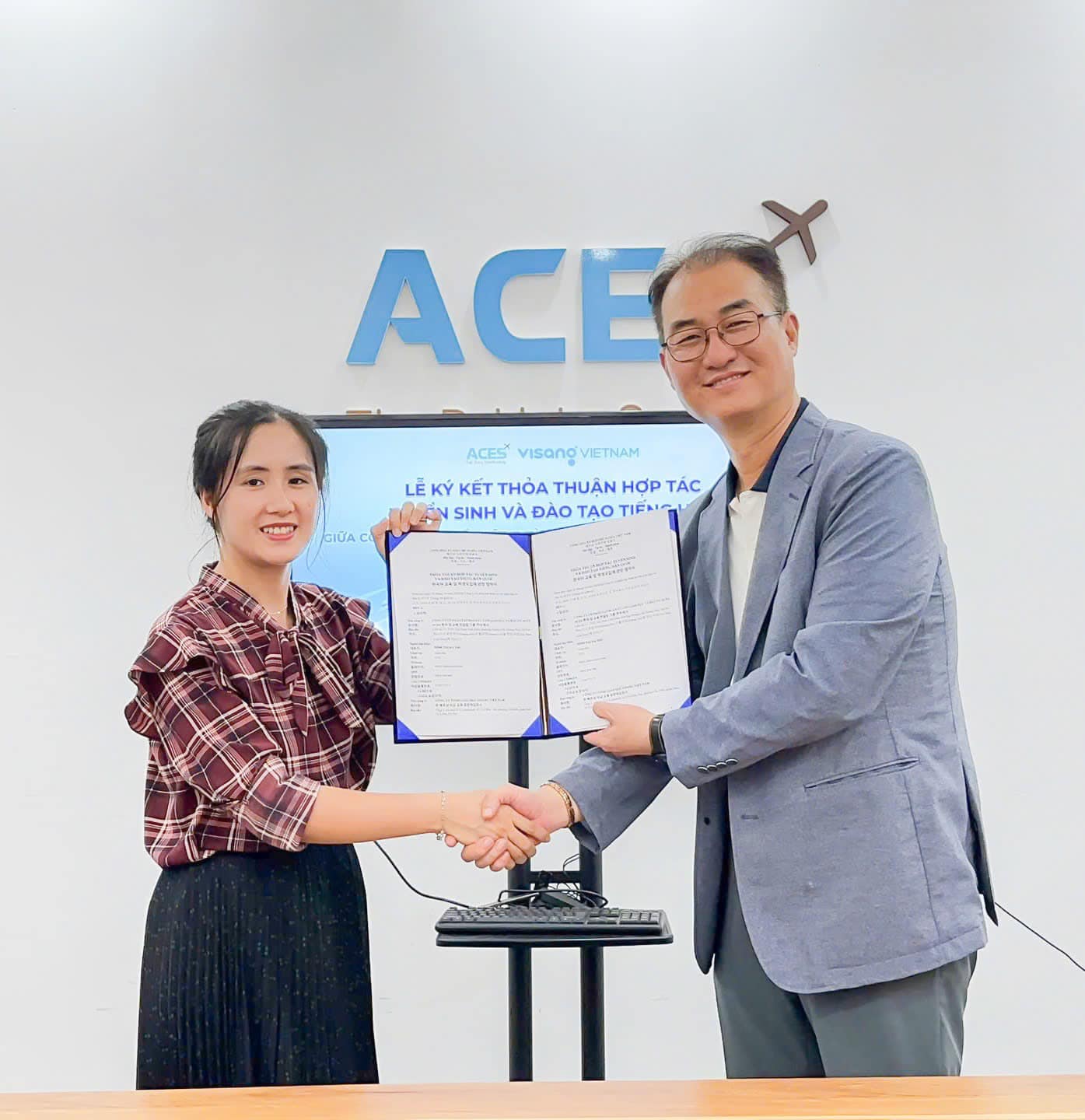 Du học Hàn Quốc ACES ký kết hợp tác cùng VISANG tuyển sinh và đào tạo tiếng Hàn?