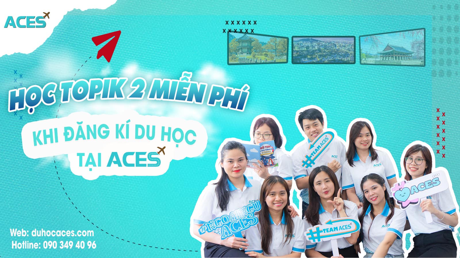 Trung tâm Du học Hàn Quốc ACES thông báo khai giảng lớp học tiếng Hàn_Tháng 09/2024