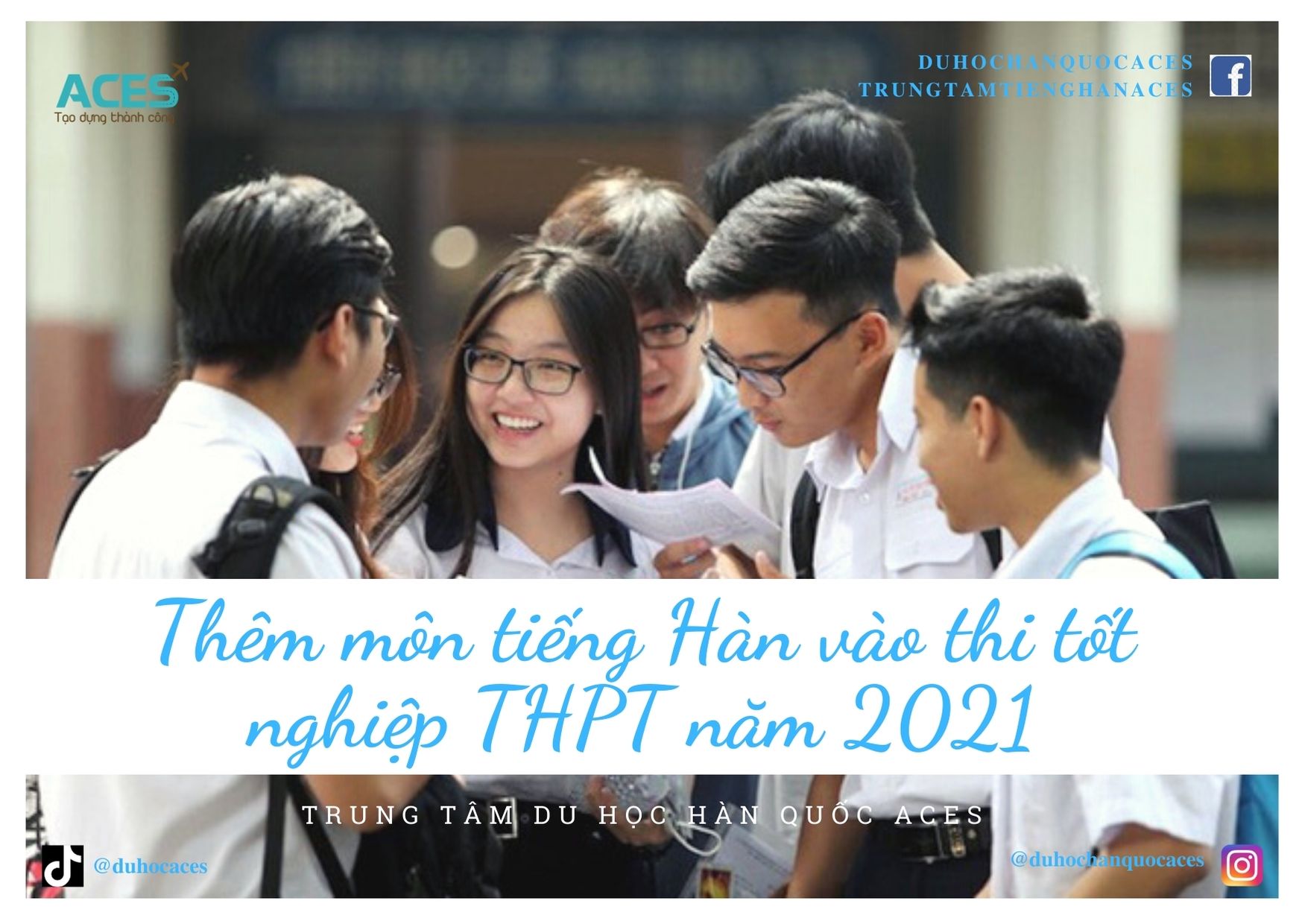 Thêm môn tiếng Hàn vào thi tốt nghiệp THPT năm 2021