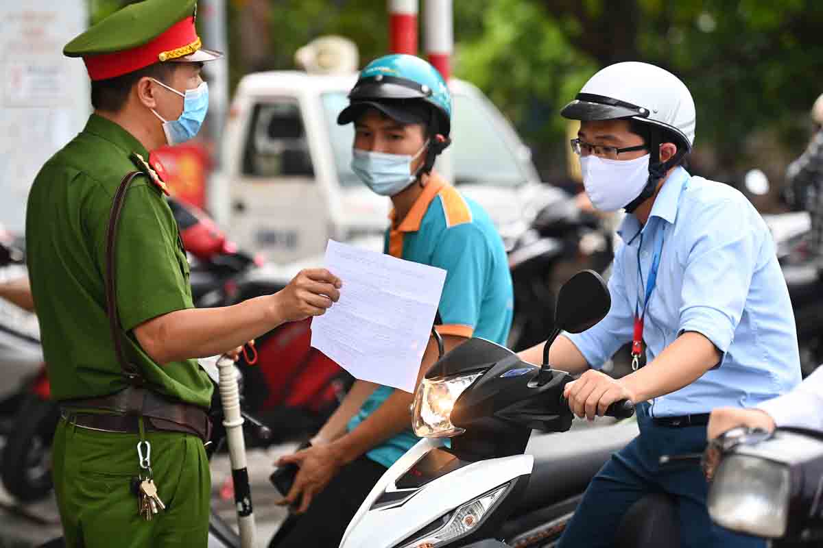 Những trường hợp được cấp giấy đi đường tại Hà Nội