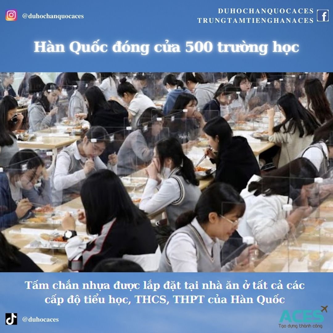 Hàn Quốc đóng cửa 500 trường học