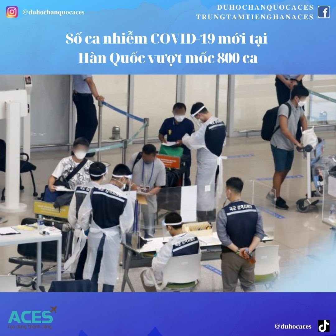 Hàn Quốc tăng lại mốc 800 ca