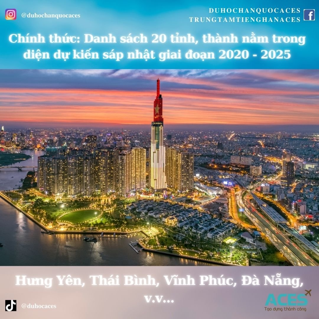 Danh sách 20 tỉnh thành sáp nhập