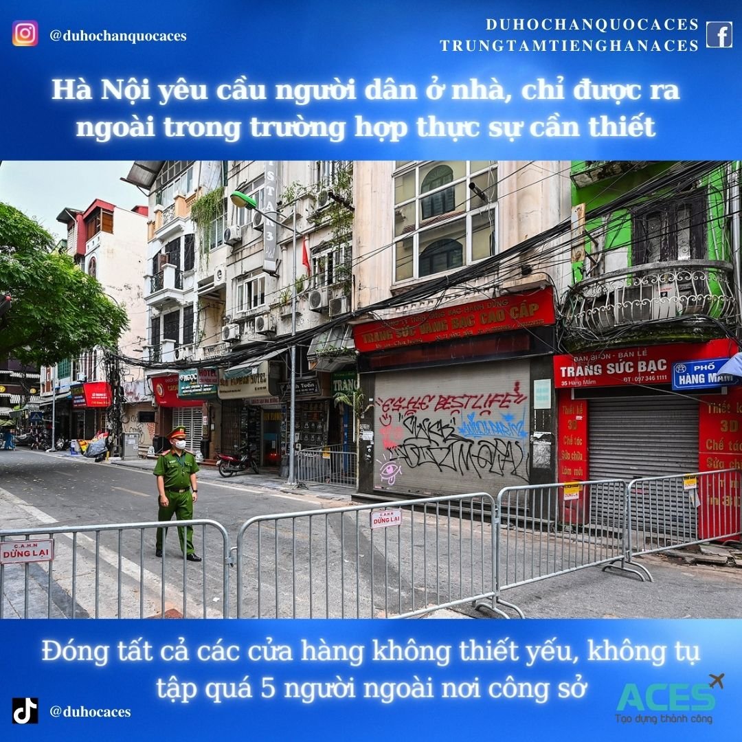 H&agrave; Nội y&ecirc;u cầu ko tụ tập qu&aacute; 5 người
