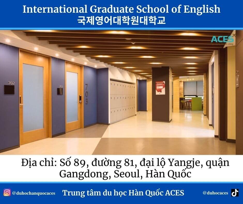 Không gian học tập tại Viện Cao học Quốc tế Anh ngữ (IGSE) được thiết kế và xây dựng rất chuyên nghiệp