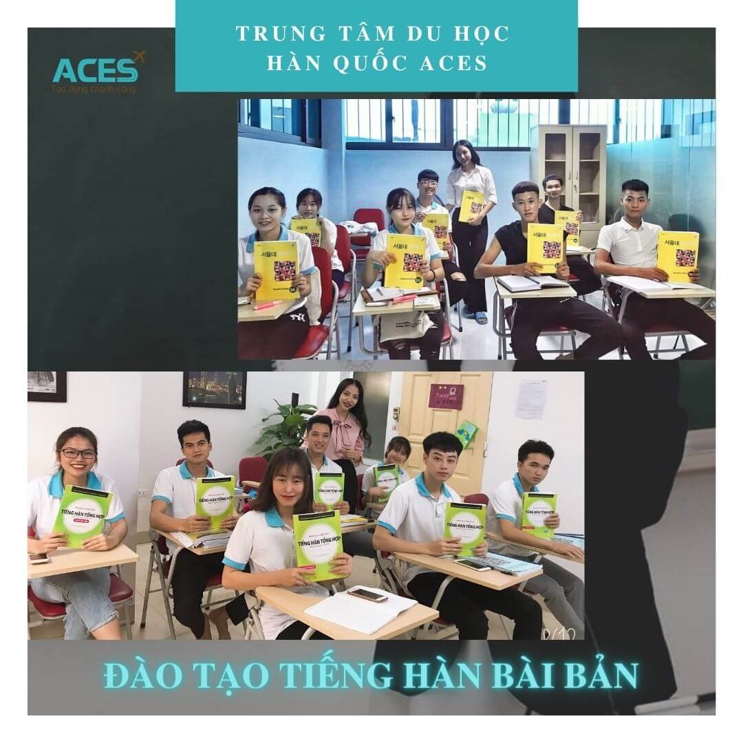 Các giáo trình đa dạng được sử dụng trong chương trình đào tạo tiếng Hàn cho các bạn du học sinh trước khi xuất cảnh