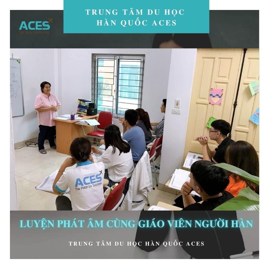Đối với các bạn học từ trình độ sơ cấp trở đi việc học với giáo viên người Hàn là rất cần thiết