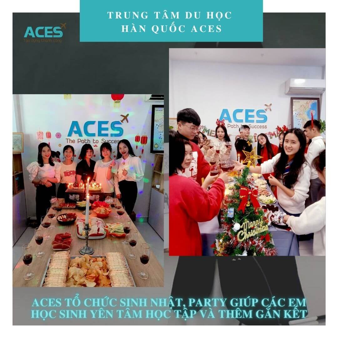 Các party sinh nhật được tổ chức đều đặn theo tháng