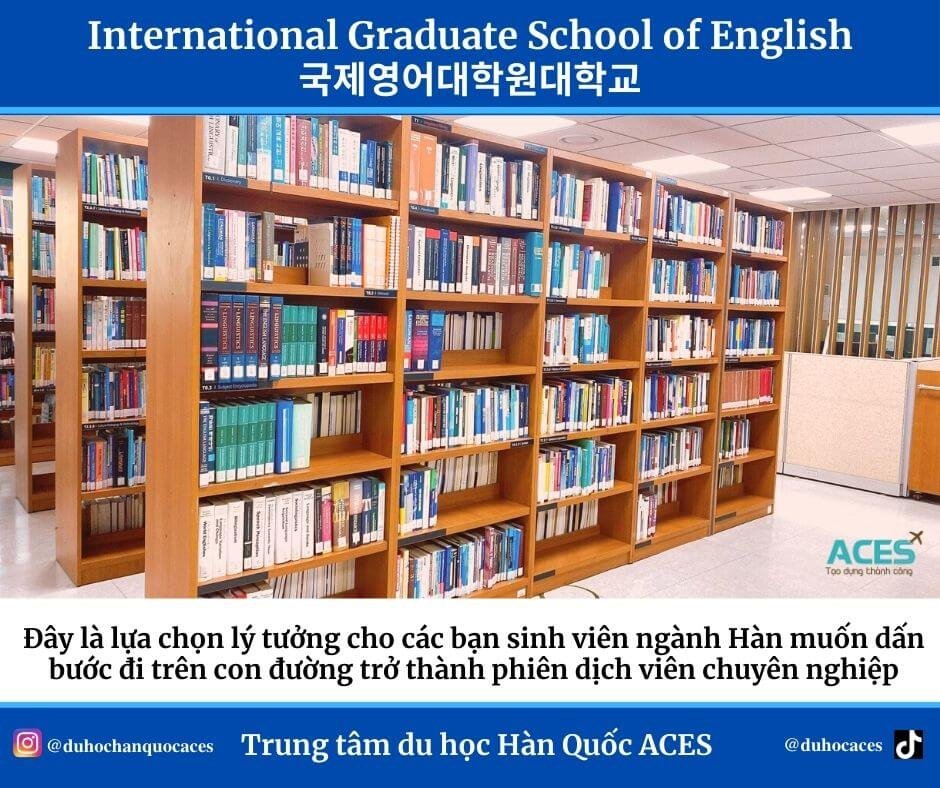 Không gian học tập tại Viện Cao học Quốc tế Anh ngữ (IGSE) được thiết kế và xây dựng rất chuyên nghiệp